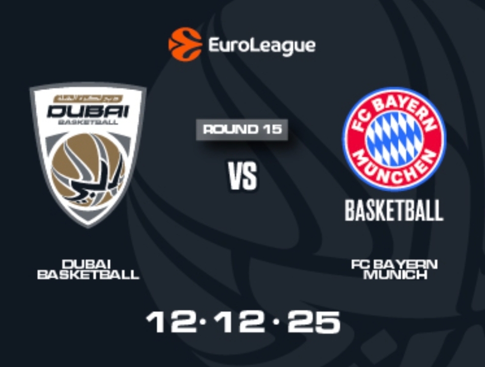 🏀 Dubai Basketball vs FC Bayern Munich – EuroLeague Showdown!