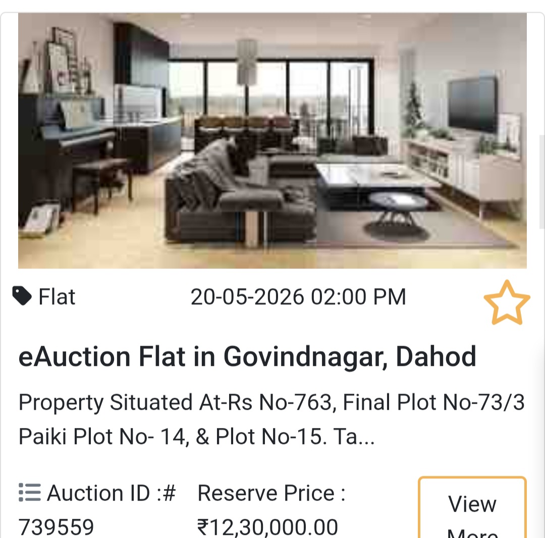 e Auction Plot inGovindnagar, Dahod