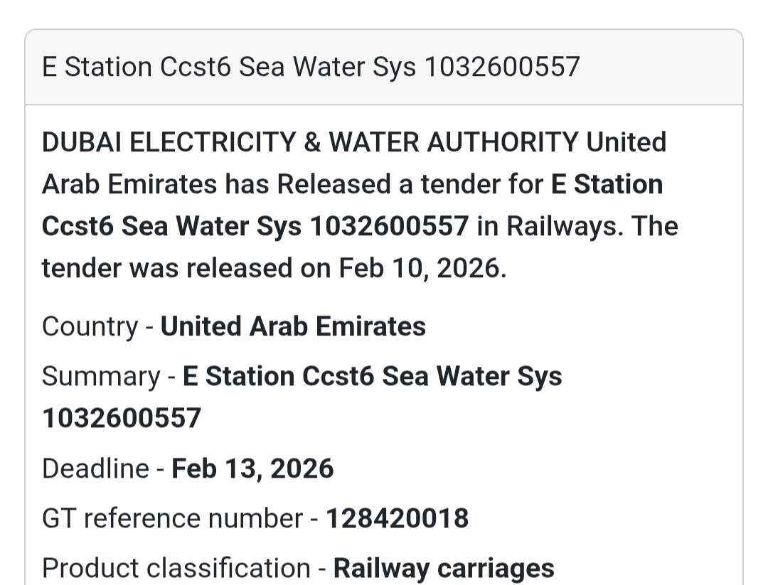 🌊 E Station CCST6 Sea Water System – UAE