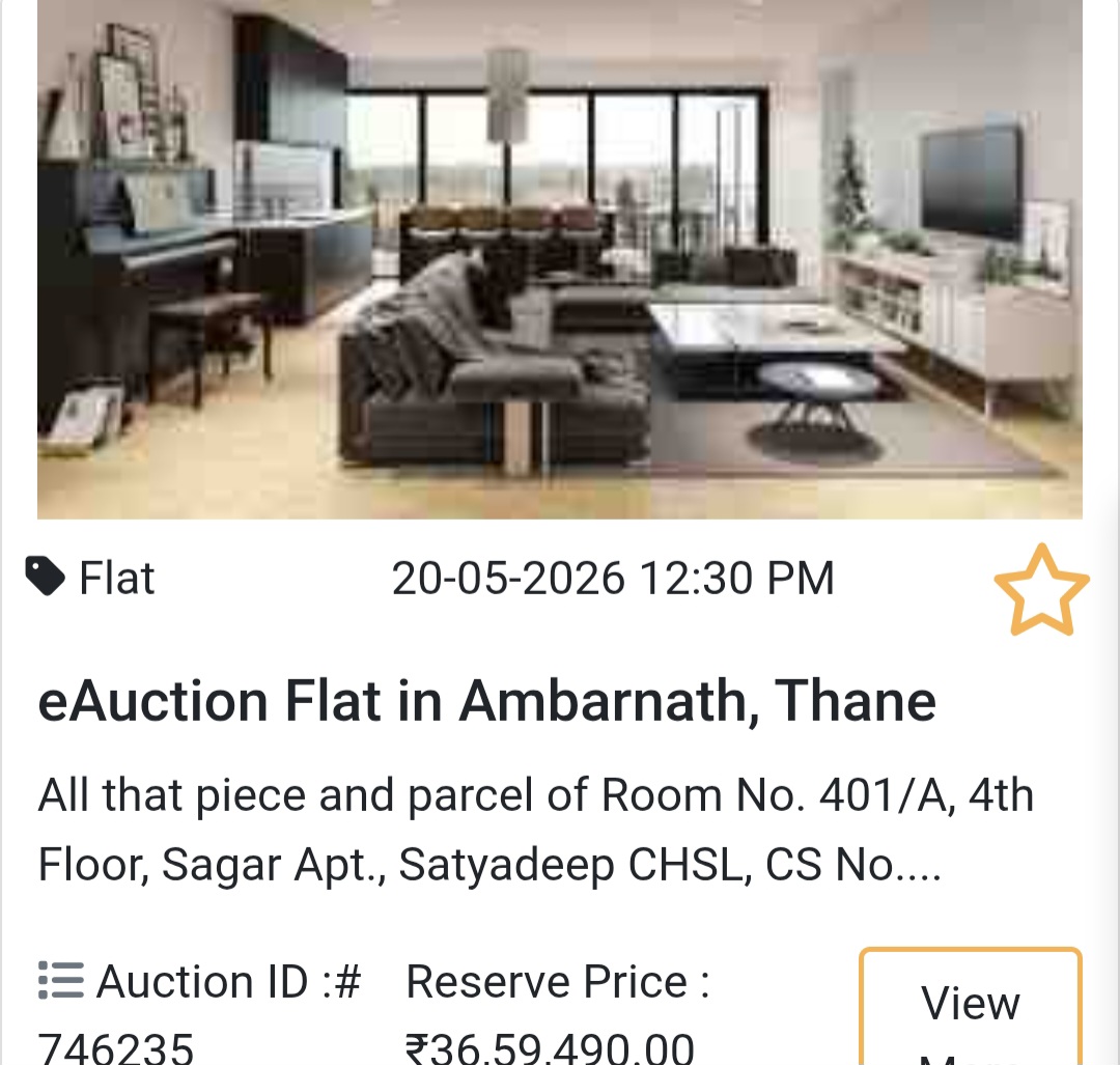 🏢 eAuction Flat in Ambernath, Thane