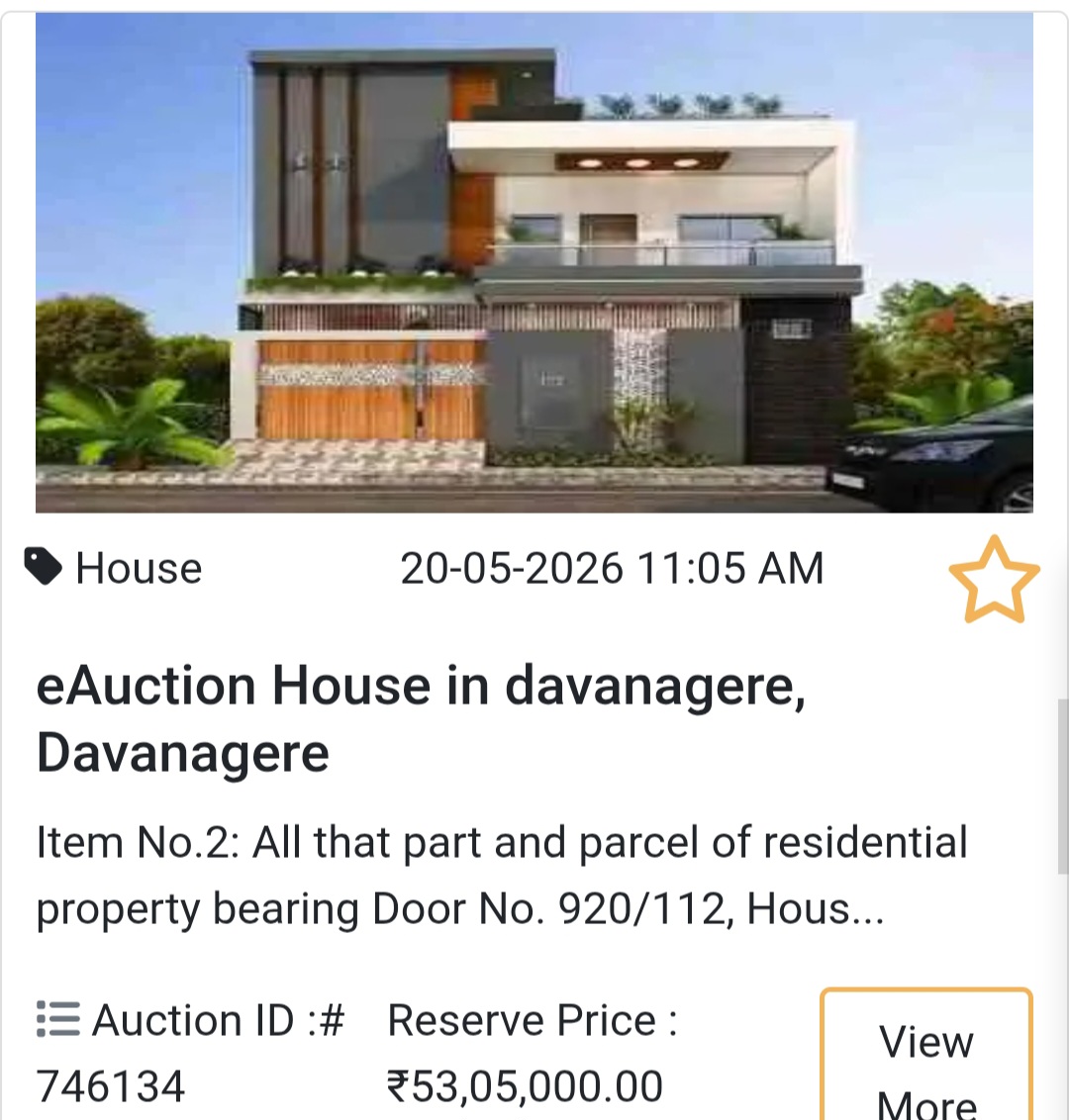 🏠 eAuction House in Davanagere, Davanagere