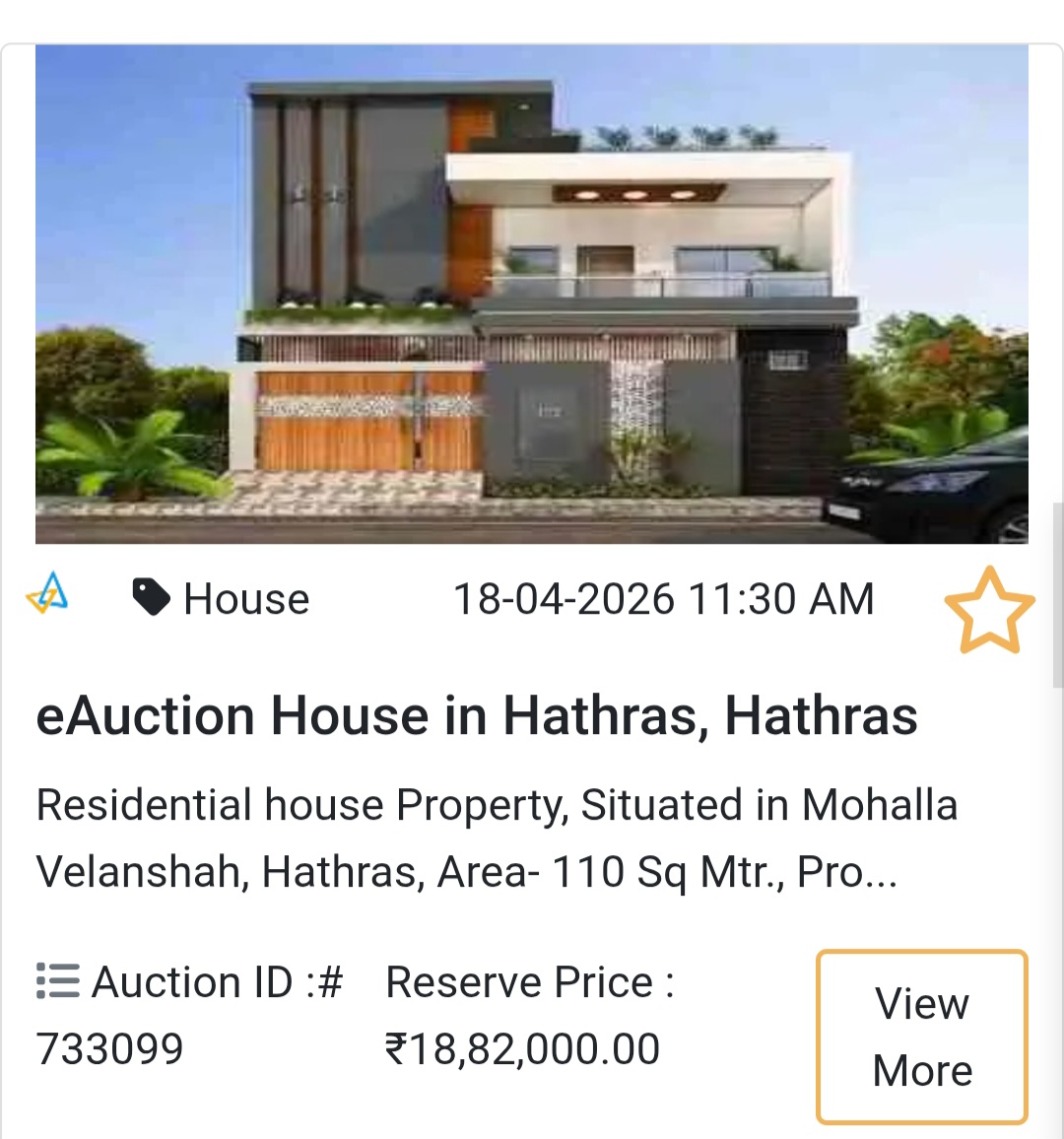 🏠 eAuction House in Hathras