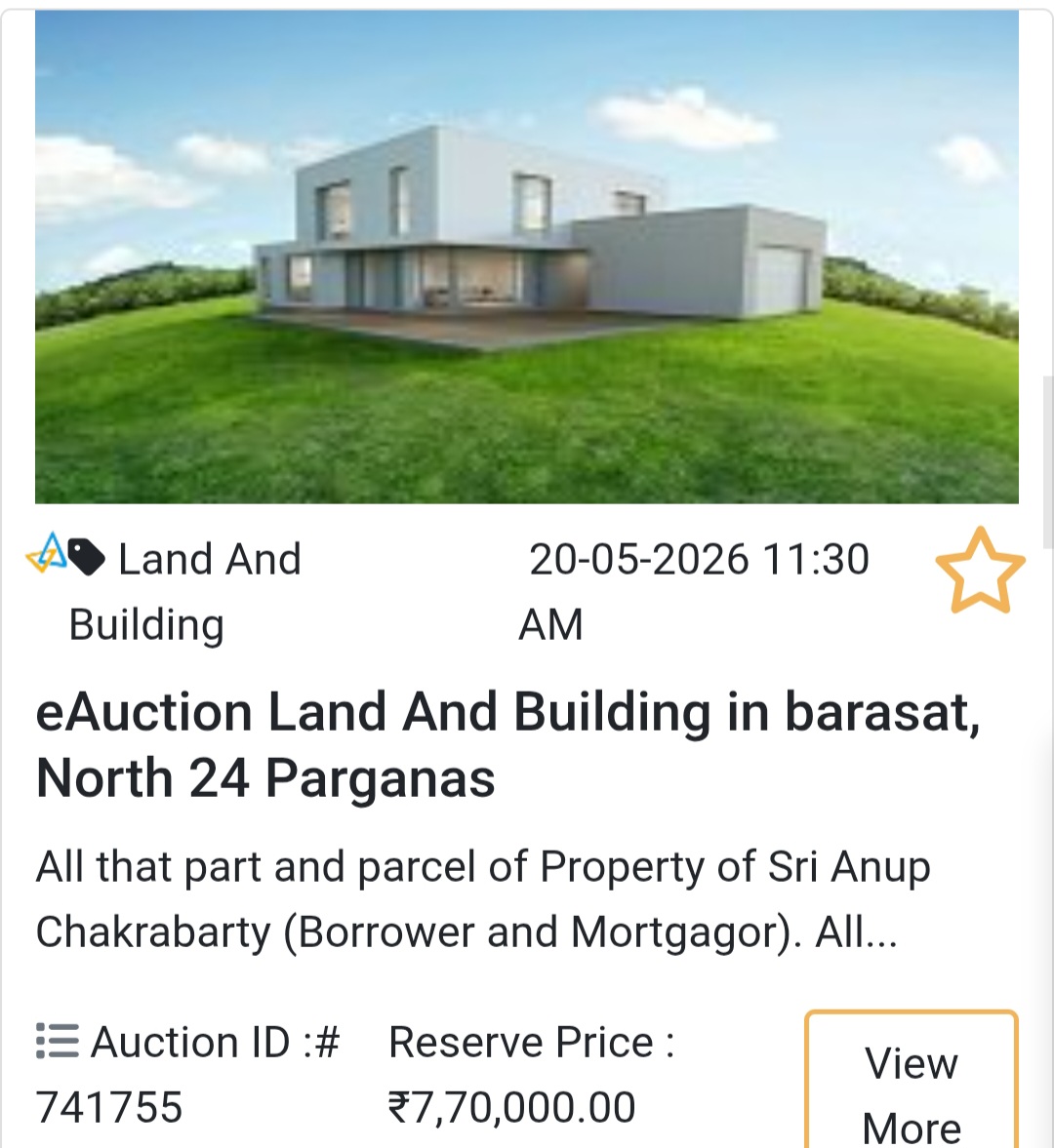 🌾 eAuction Land in North 24 Parganas