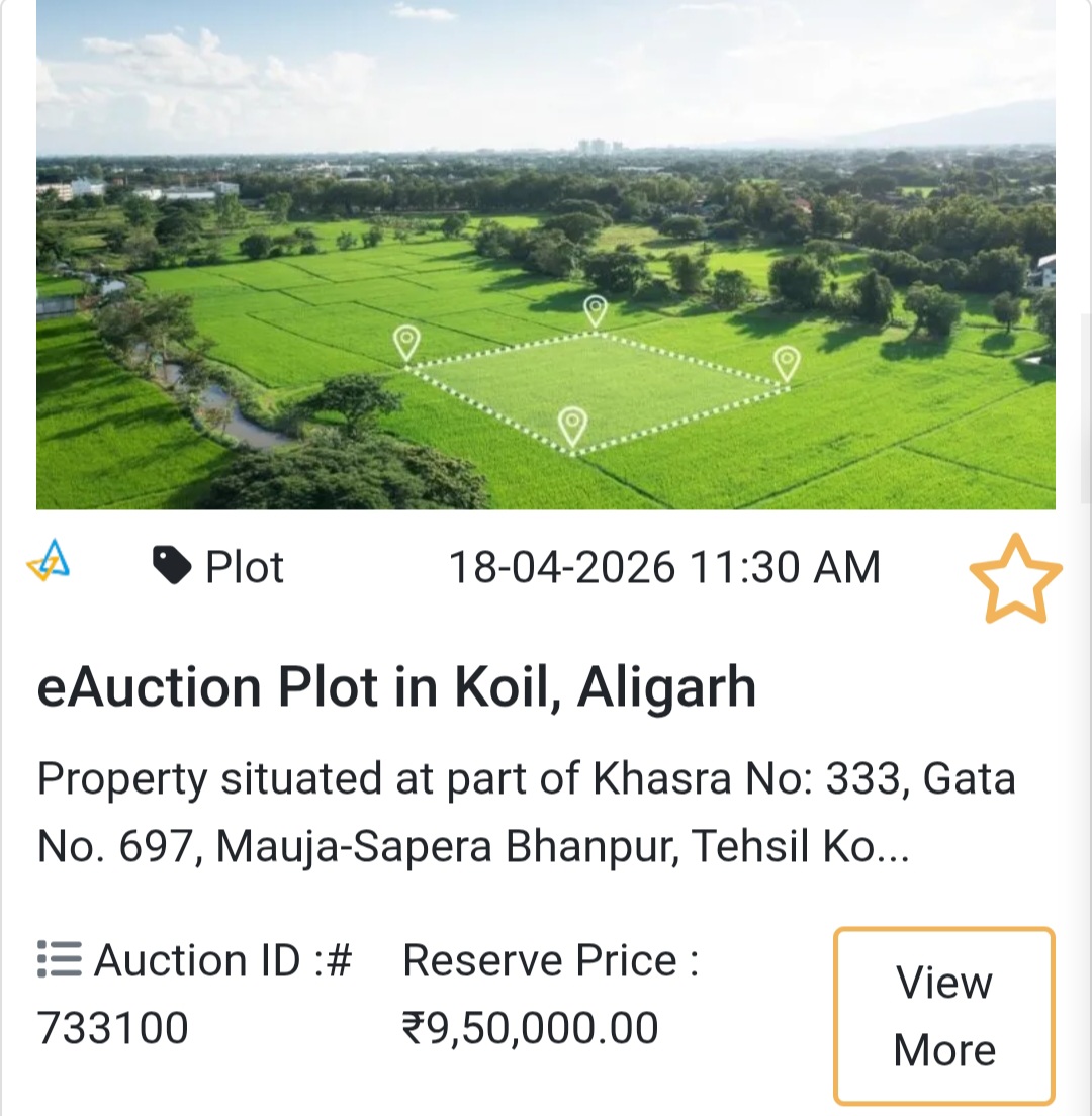 🌿 eAuction Plot in Koil, Aligarh
