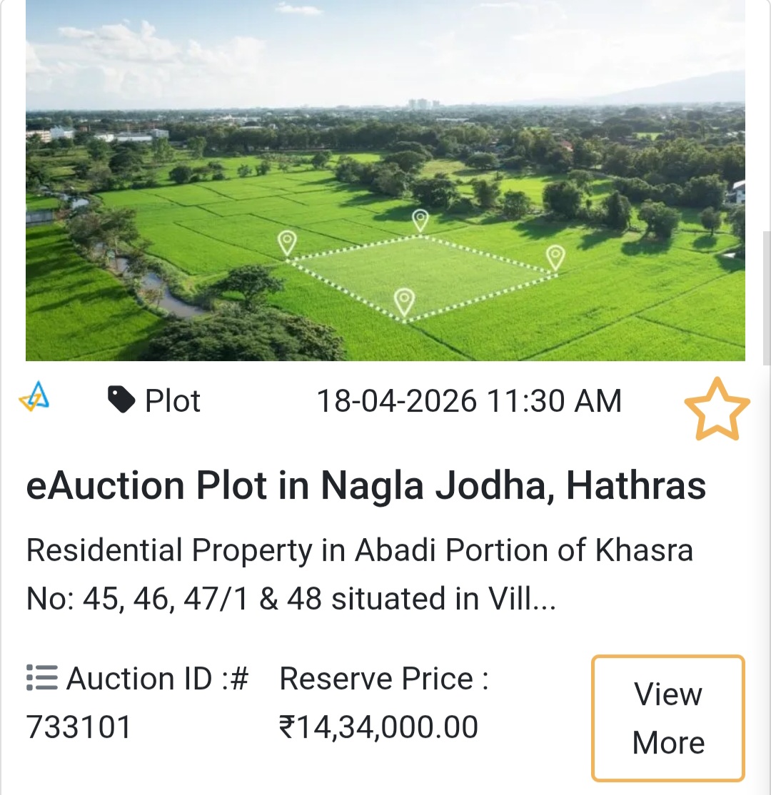 🌾 eAuction Plot in Nagla Jodha, Hathras