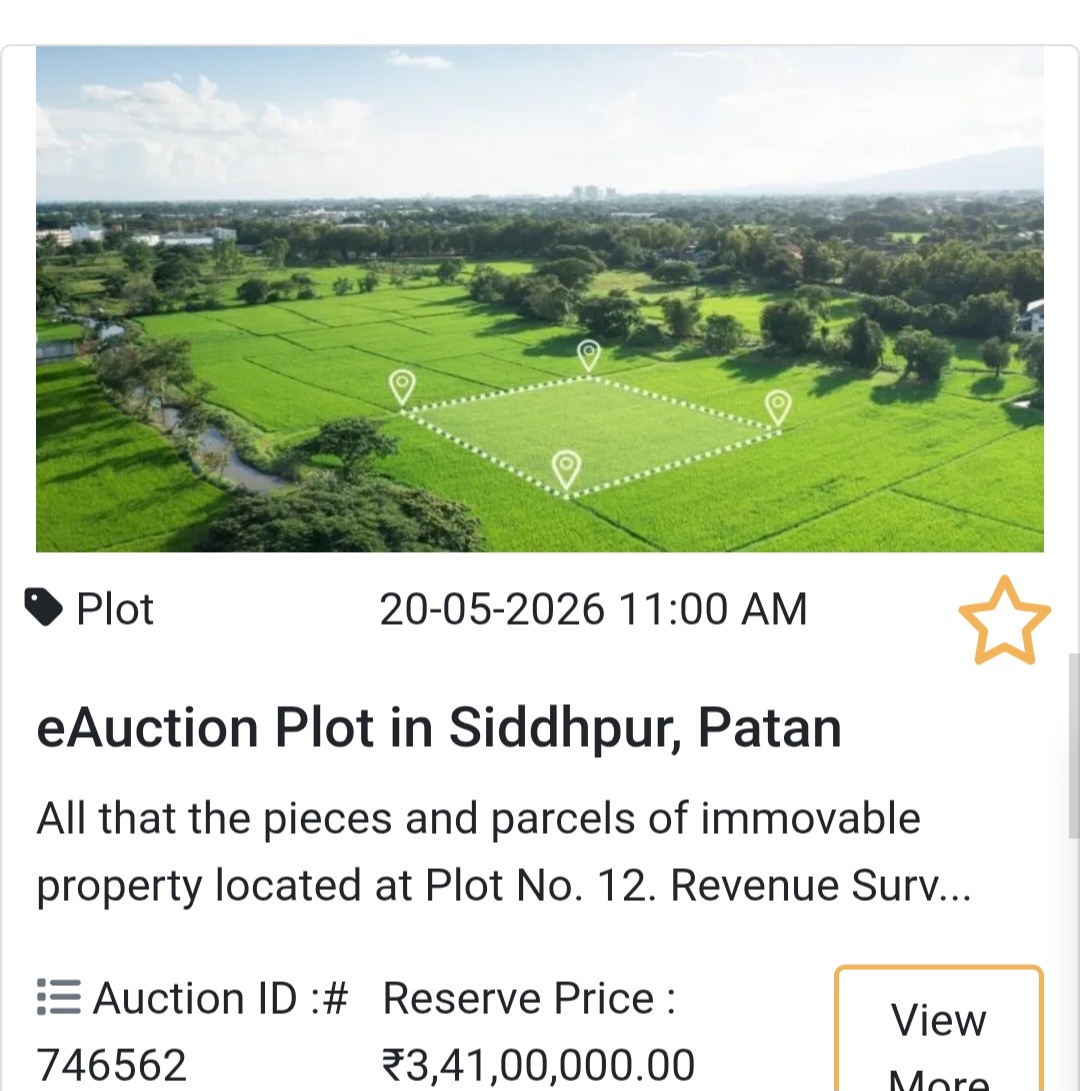 🌾 eAuction Plot in Siddhpur, Patan
