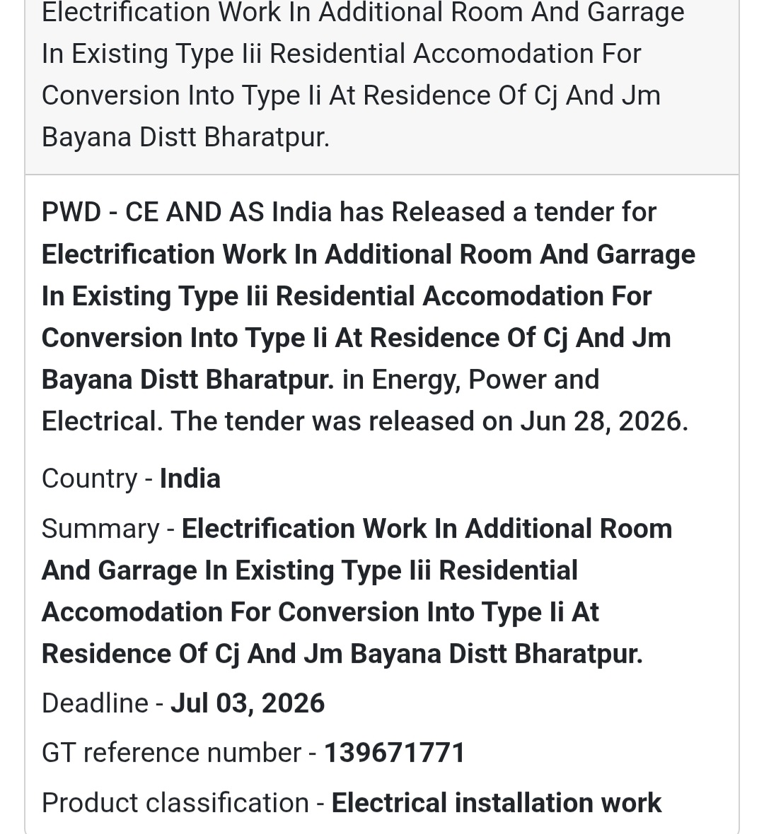 🏠 Electrification Work for Residential Accommodation Conversion | India 🇮🇳