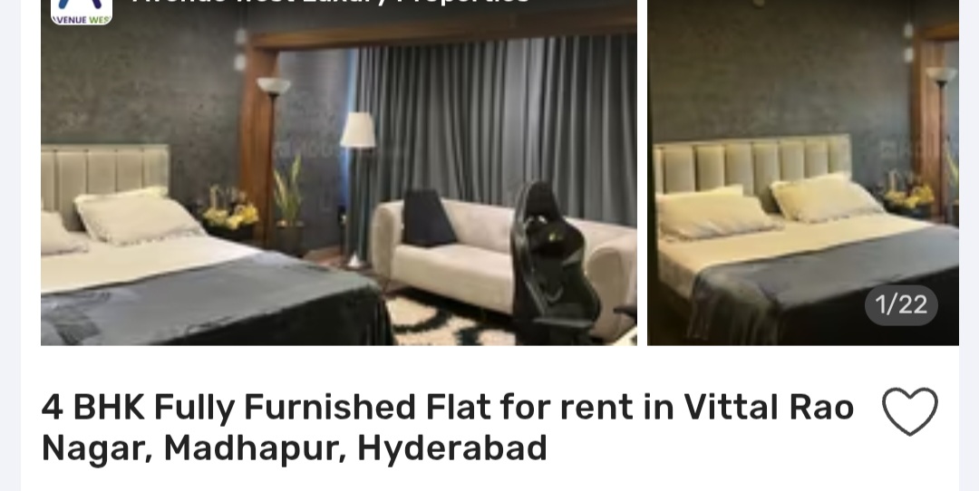 🌆 Elegant 4 BHK in Vittal Rao Nagar, Madhapur