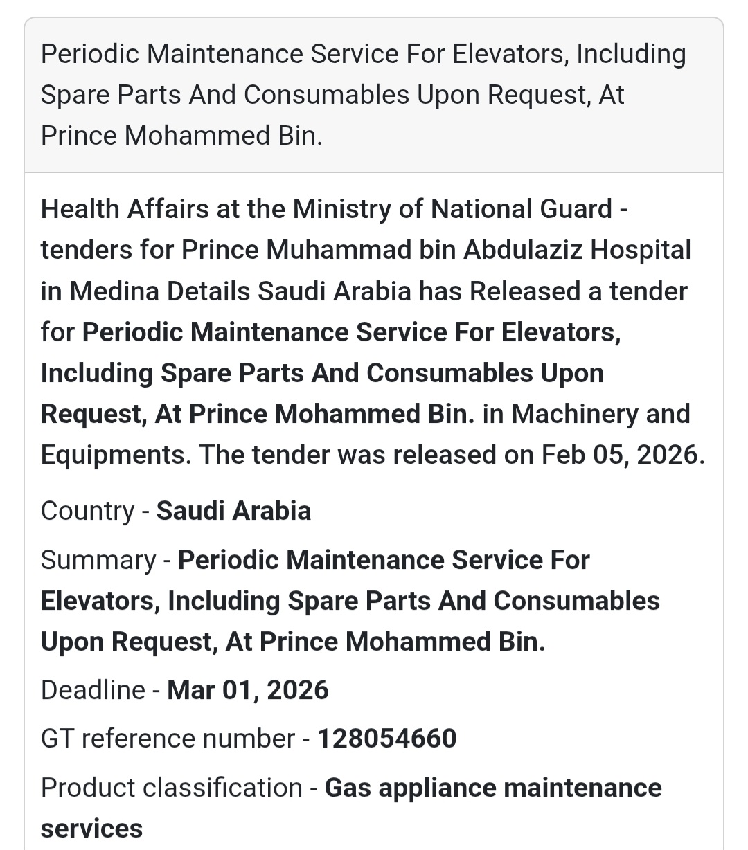 🛗 Elevator Maintenance Services