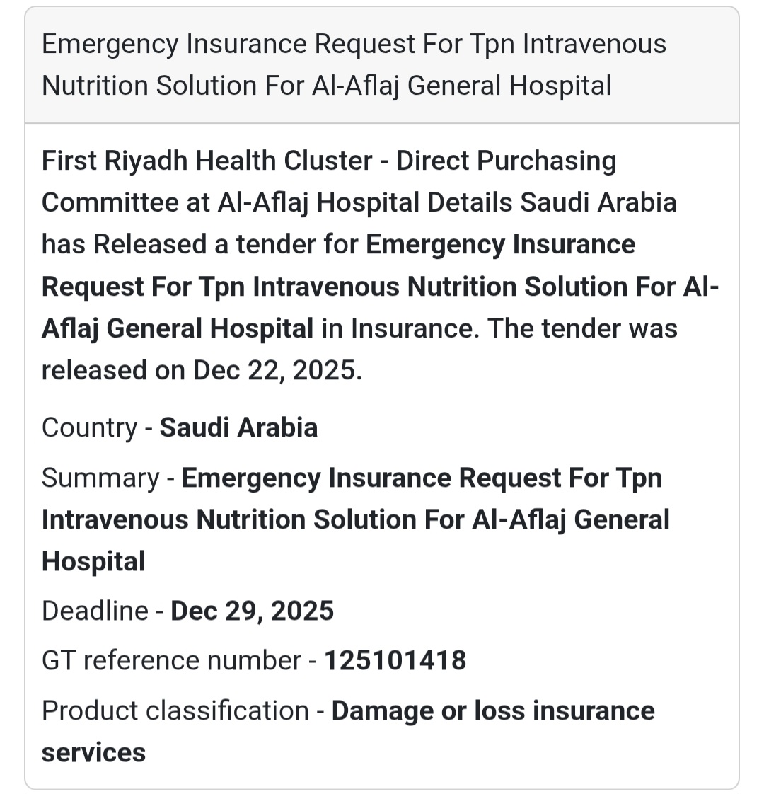 💉 Emergency Medical Insurance – Saudi Arabia 🇸🇦