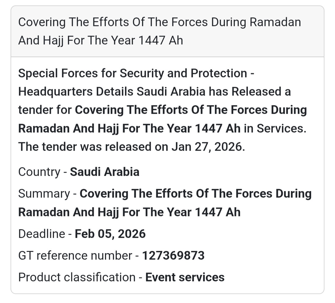 🕌 Event Coverage – Ramadan & Hajj 1447 AH 🇸🇦 Saudi Arabia