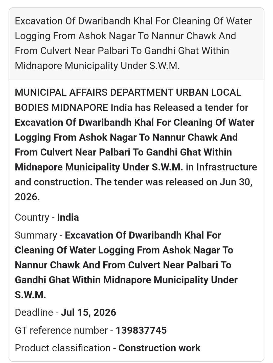 📢 Excavation of Dwaribandh Khal | Midnapore Municipality