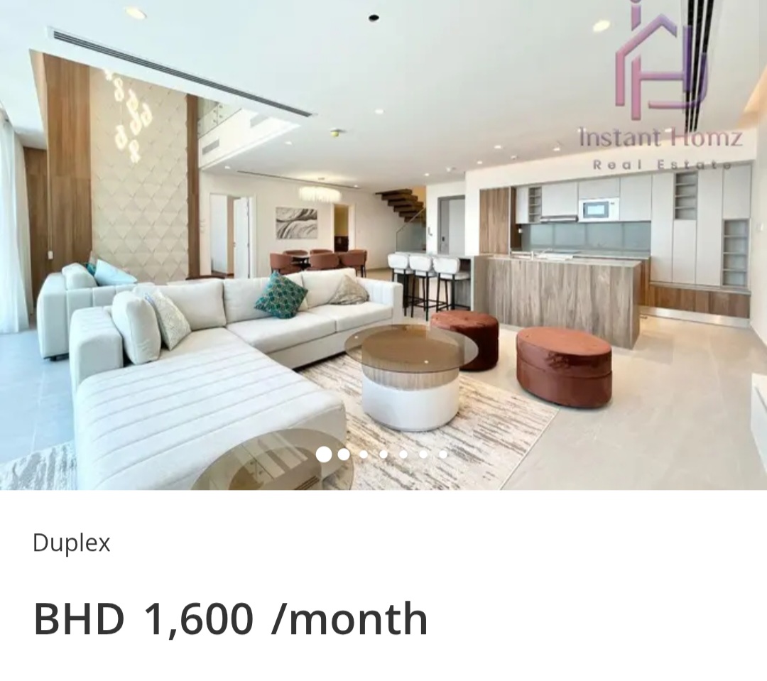 👑 Exquisite 3BHK Brand New Duplex – Seef