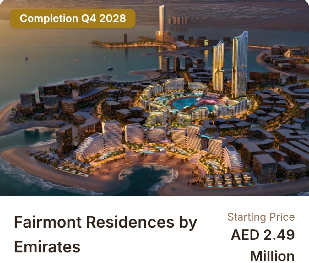 ✨ Fairmont Residences by Emirates – Al Marjan Island, RAK ✨