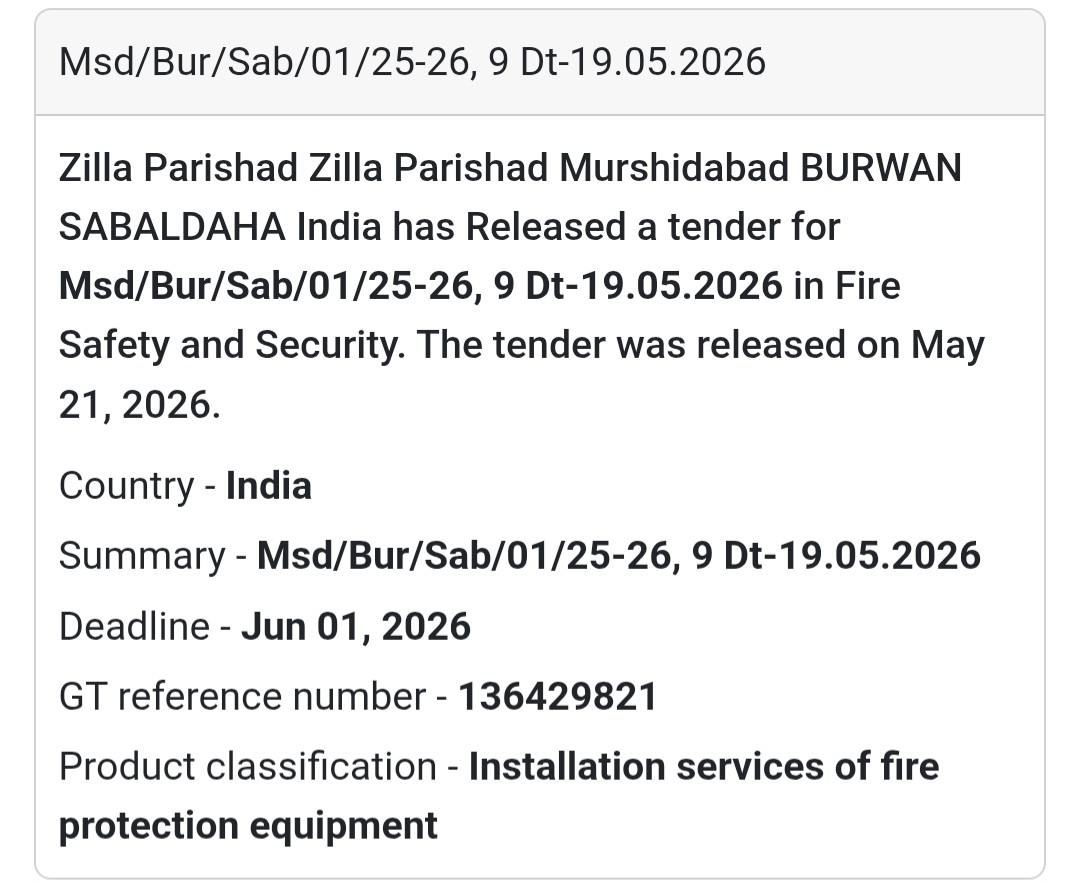 🔥 Fire Protection Equipment Installation