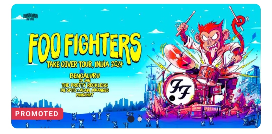 🎸 Foo Fighters India Tour 2027 – Bengaluru