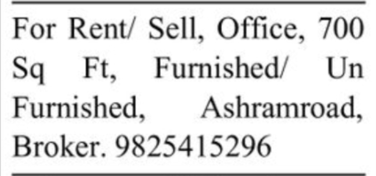 🏢 FOR RENT / SALE – Office Spac