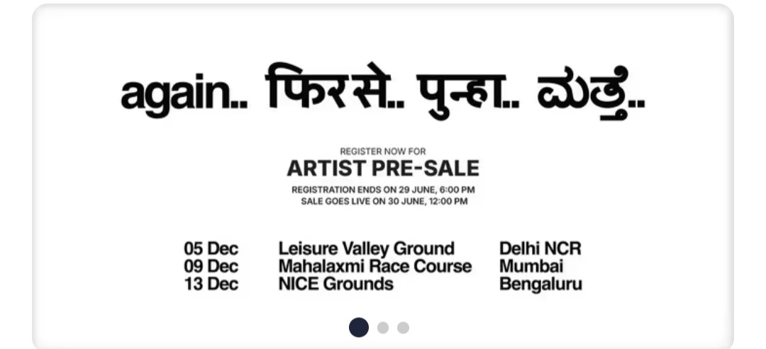 🎧 Fred again.. India Tour 2026