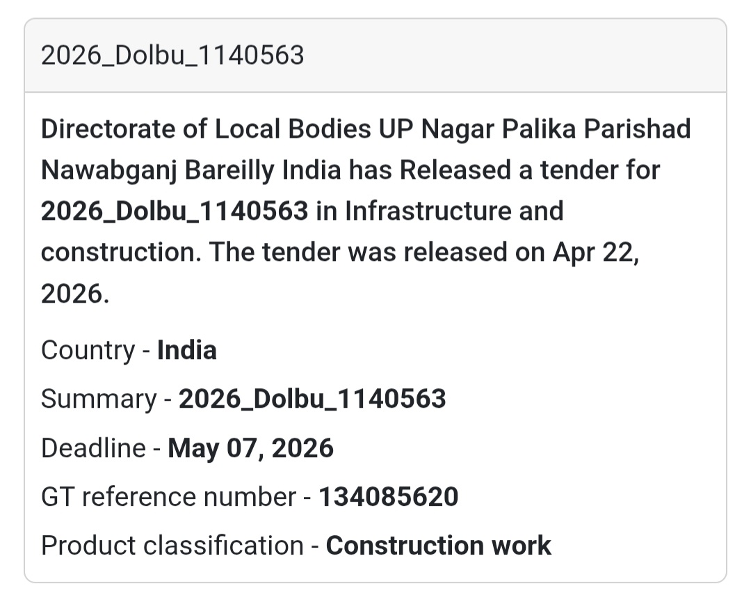 🏗️ General Construction Work – Bareilly