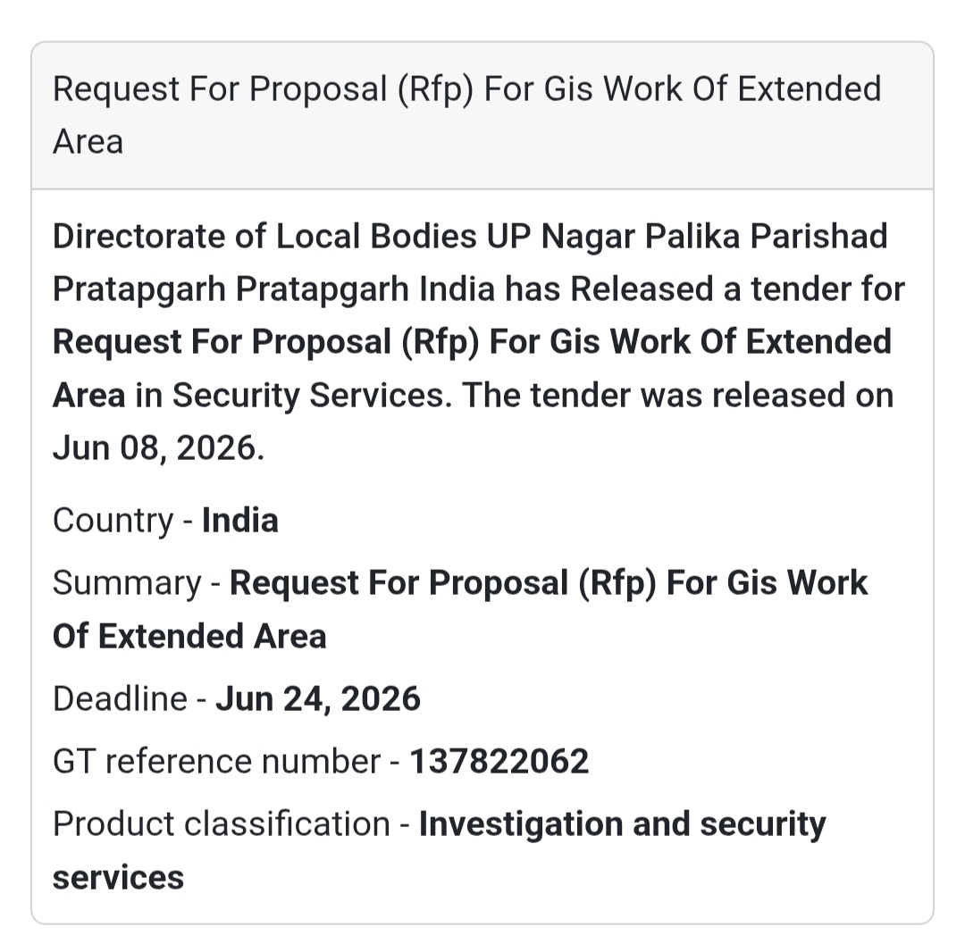 🗺️ GIS Survey & Mapping Project | Pratapgarh 📍 Uttar Pradesh