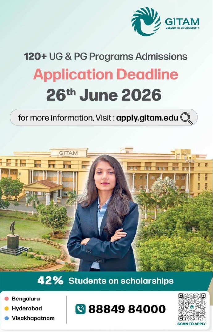 🌟🎓 GITAM UNIVERSITY – APPLY NOW