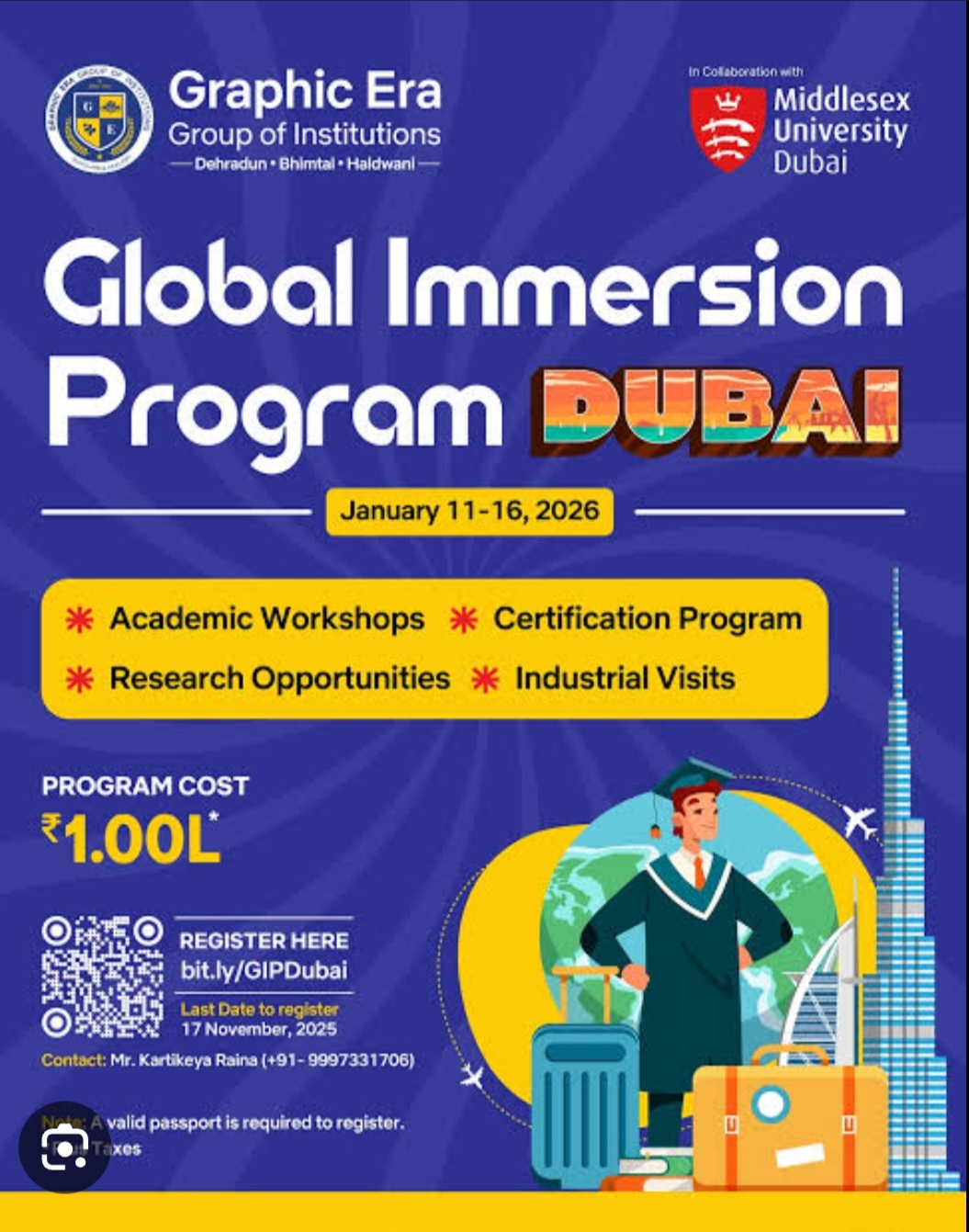 🌍✨ Global Immersion Program – Dubai 2026!