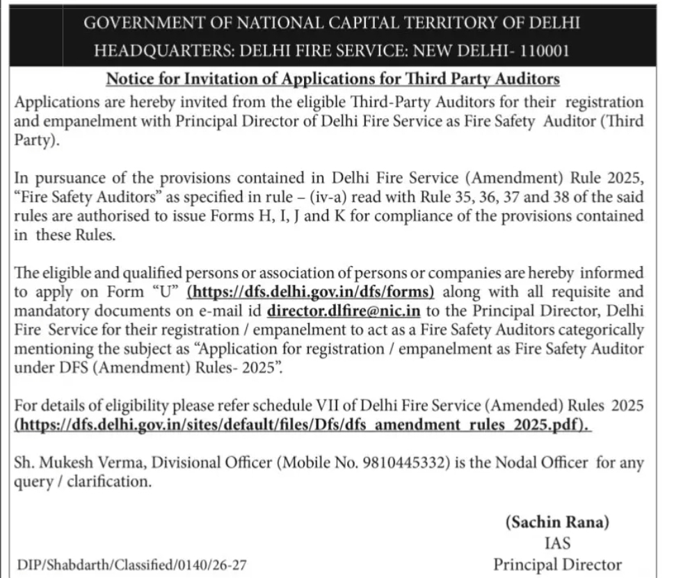 GOVERNMENT OF NATIONAL CAPITAL TERrITORY OF DELHI