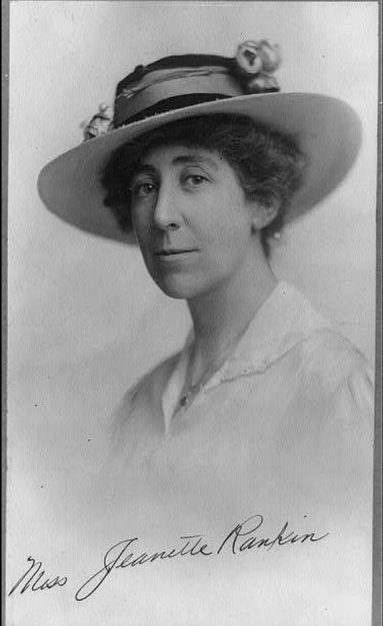 Happy birthday 🎂 Jeannette Rankin