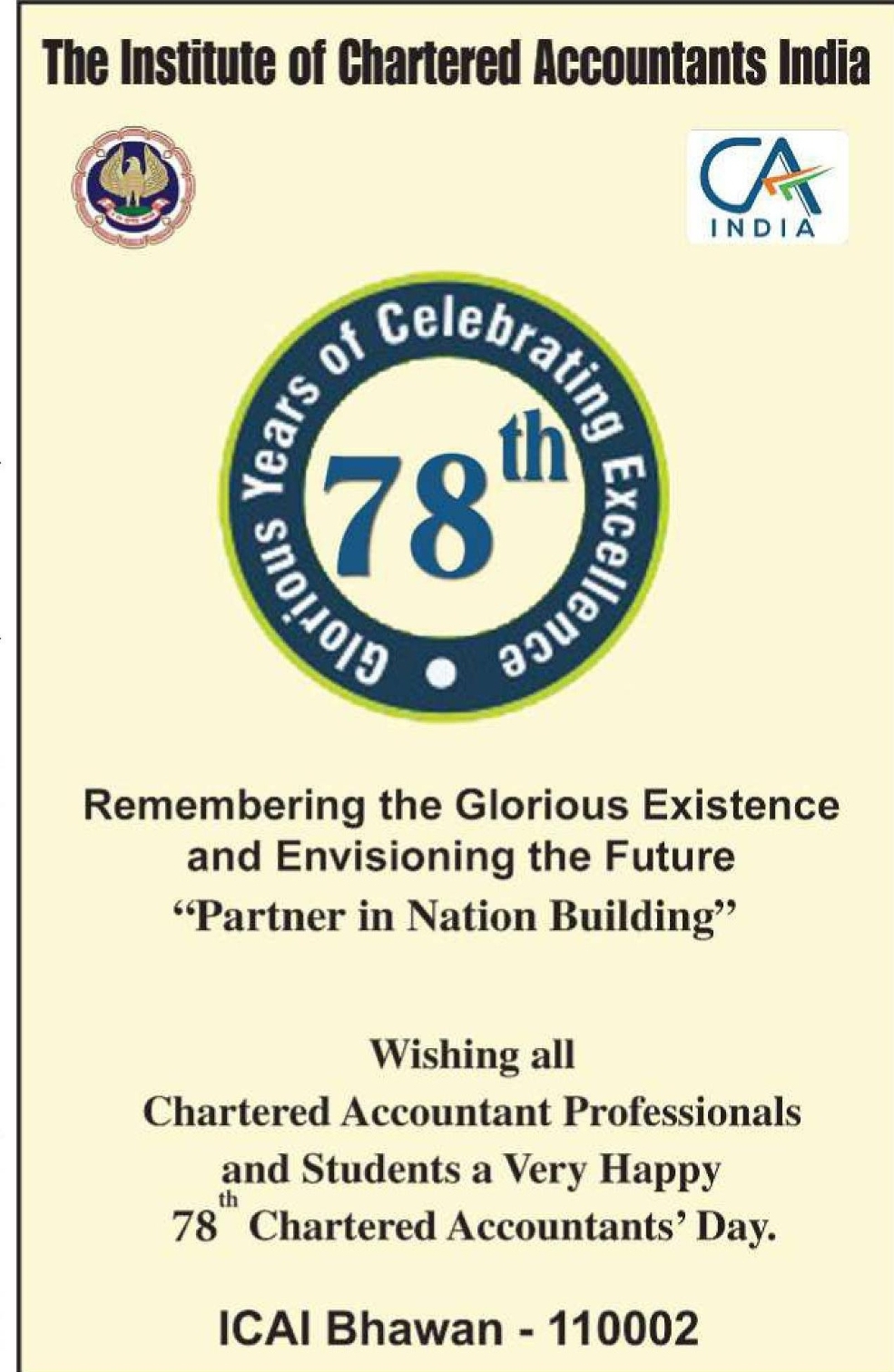 🎉 Happy Chartered Accountants' Day