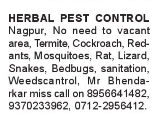 🌿 Herbal Pest Control – Safe & Effective Solutions