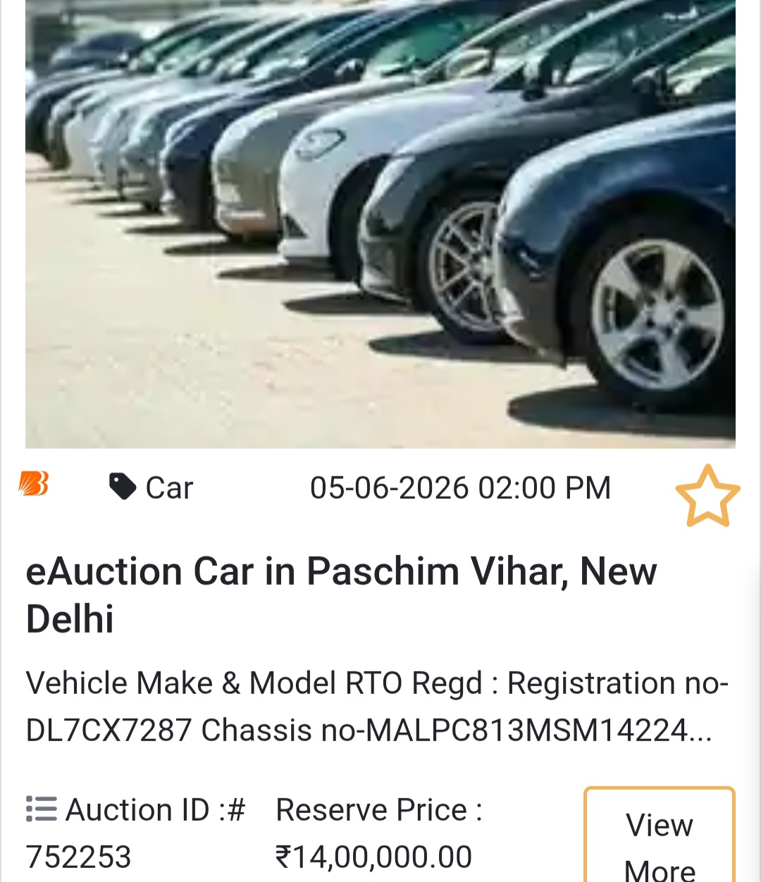 🚗 High Value Car – Paschim Vihar