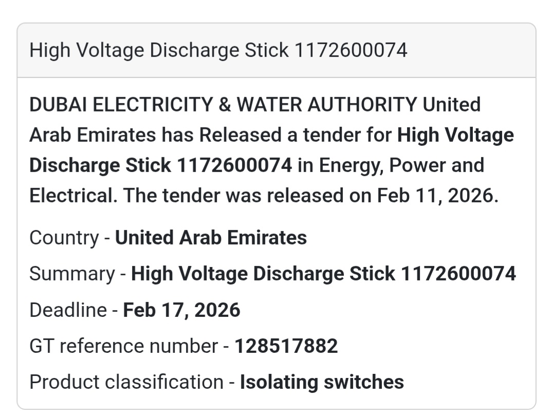 ⚡ High Voltage Discharge Stick 1172600074