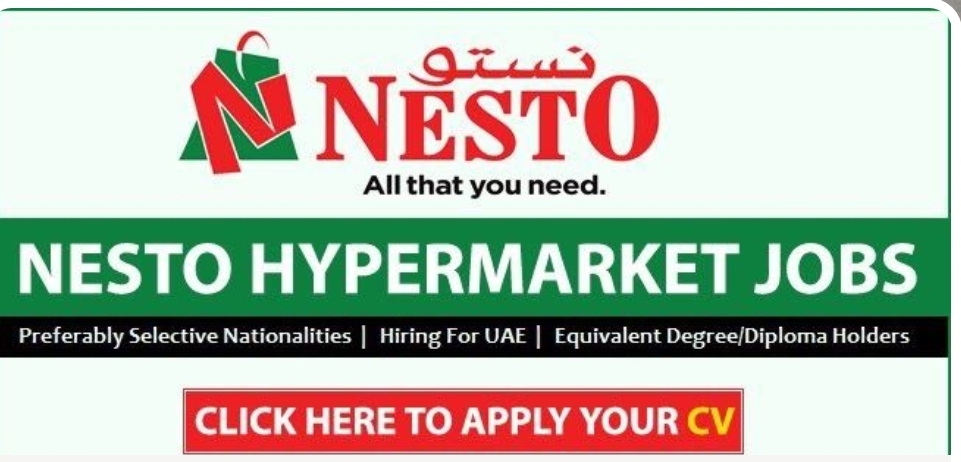 🛒 HIRING NOW | Nesto Group – GCC Countries 🌍