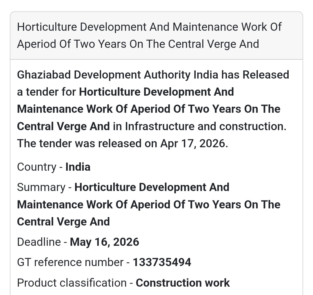 🌿 Horticulture Development – Ghaziabad