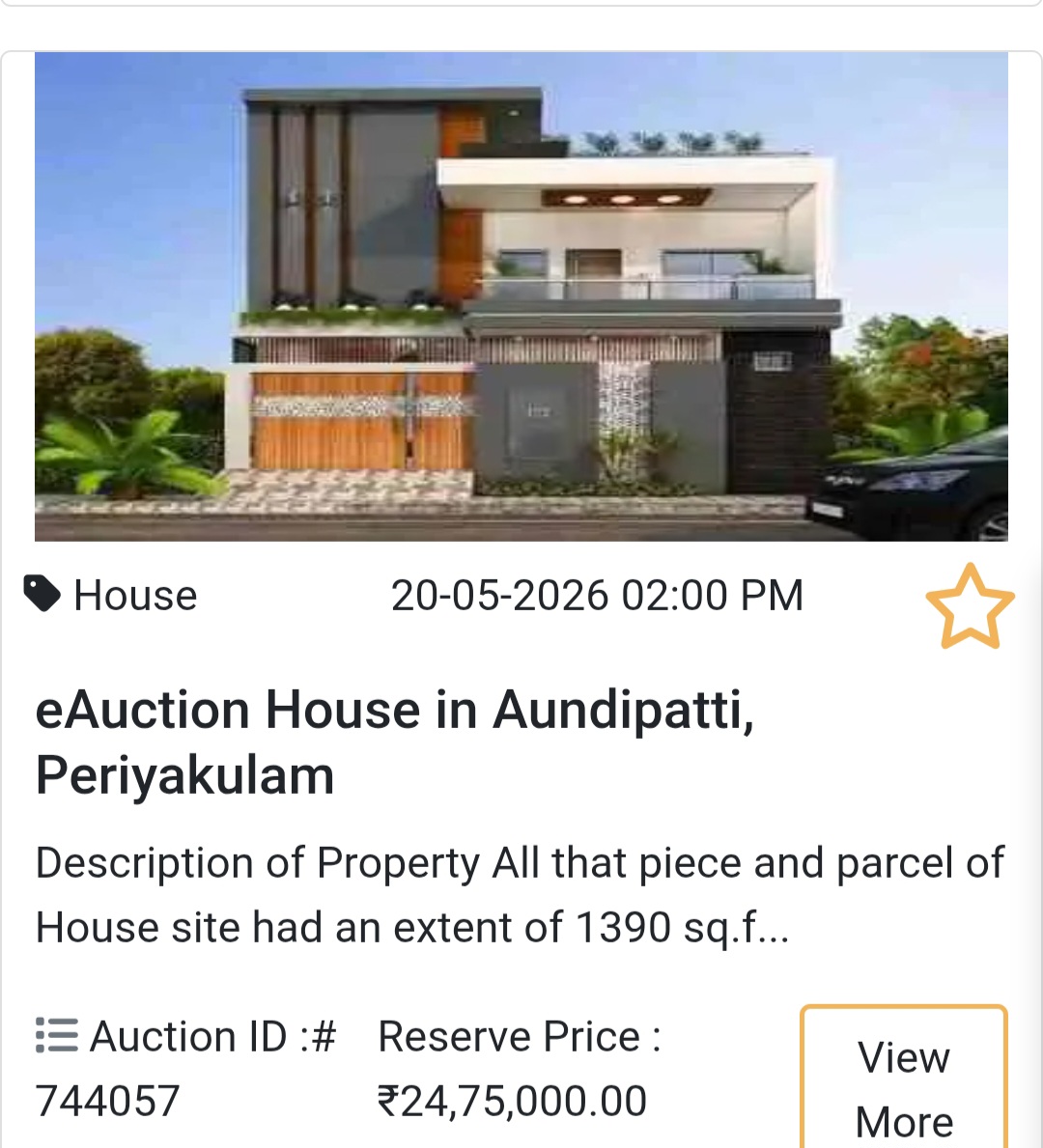 🏡 House in Aundipatti, Periyakulam