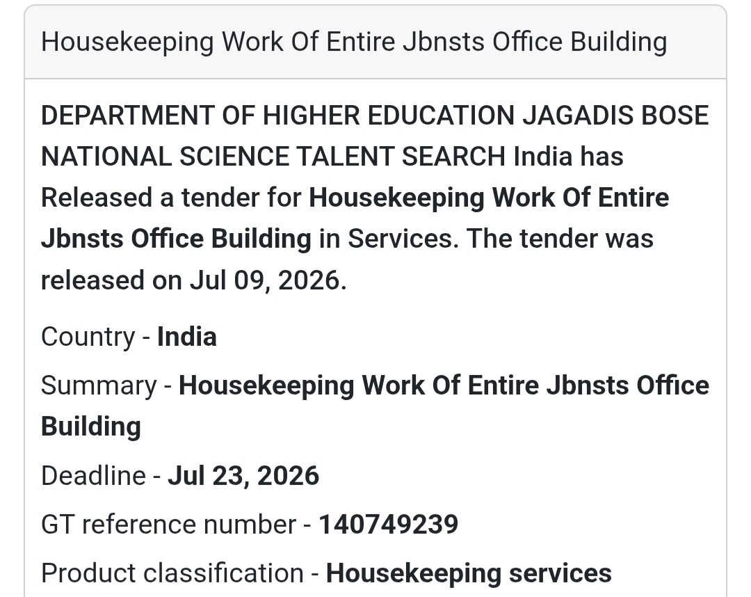 🧹 Housekeeping Work of JBNSTS Office Building | 📍West Bengal