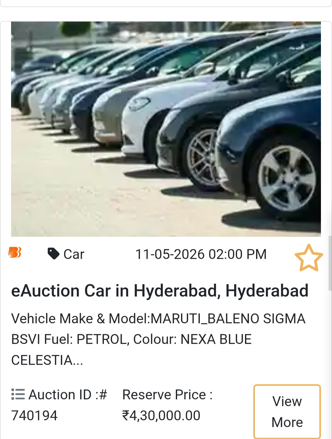 Hyderabad Special – Baleno Deal