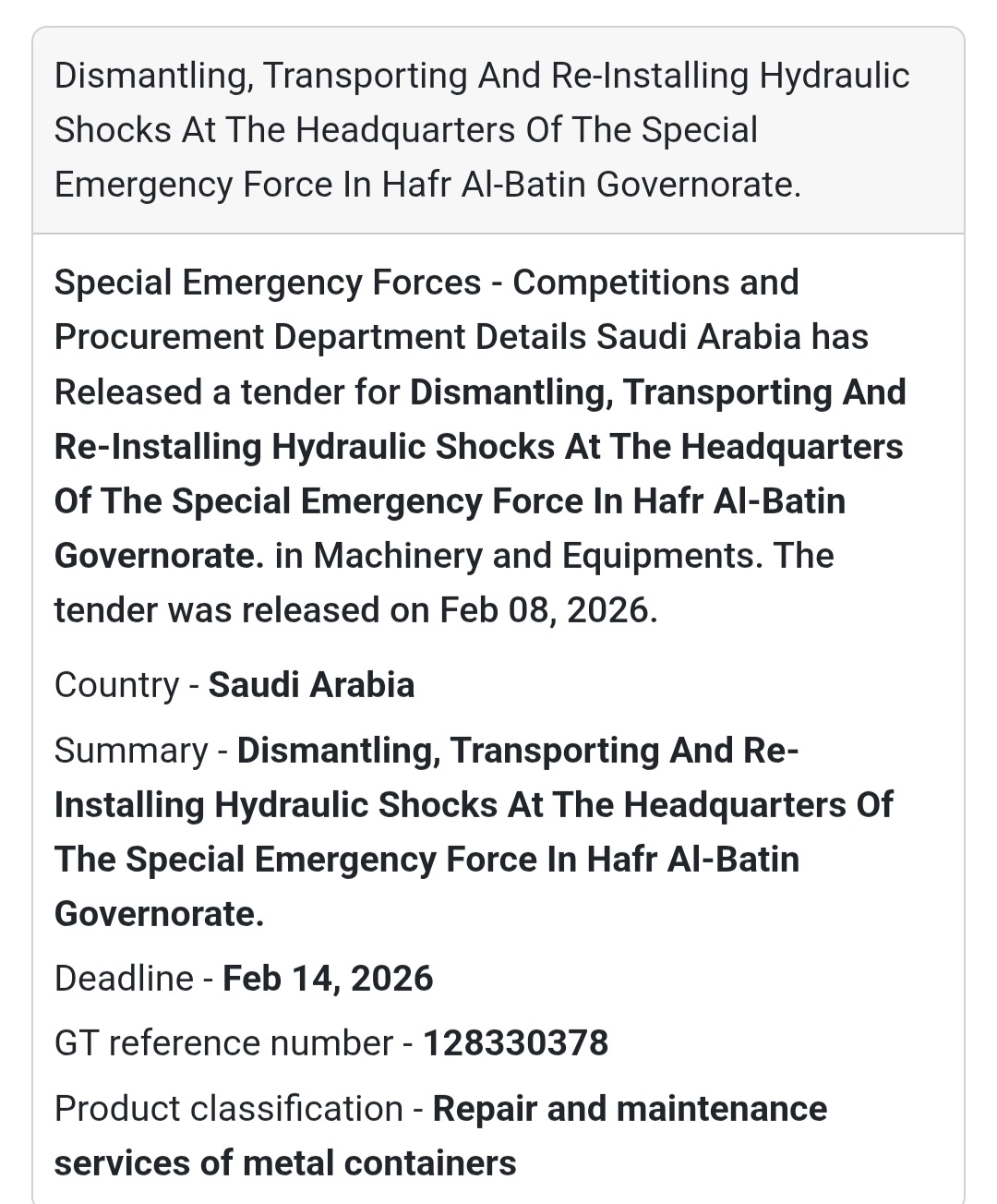 🛠 Hydraulic Shocks Dismantling & Re-Installation
