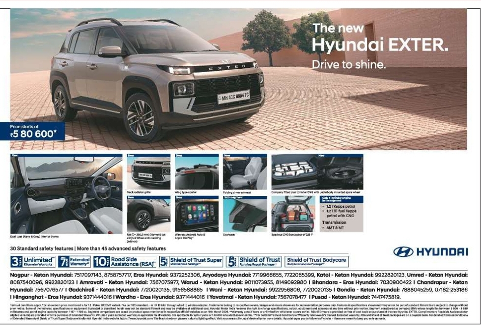 🚗 Hyundai EXTER – Drive to Shine