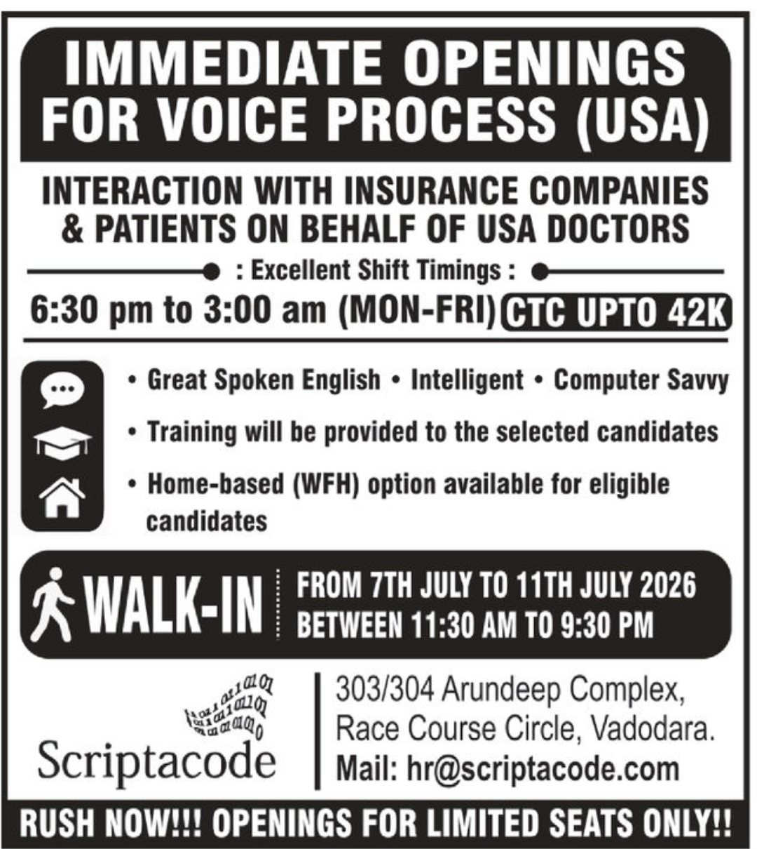🎧 Immediate Openings – USA Voice Process
