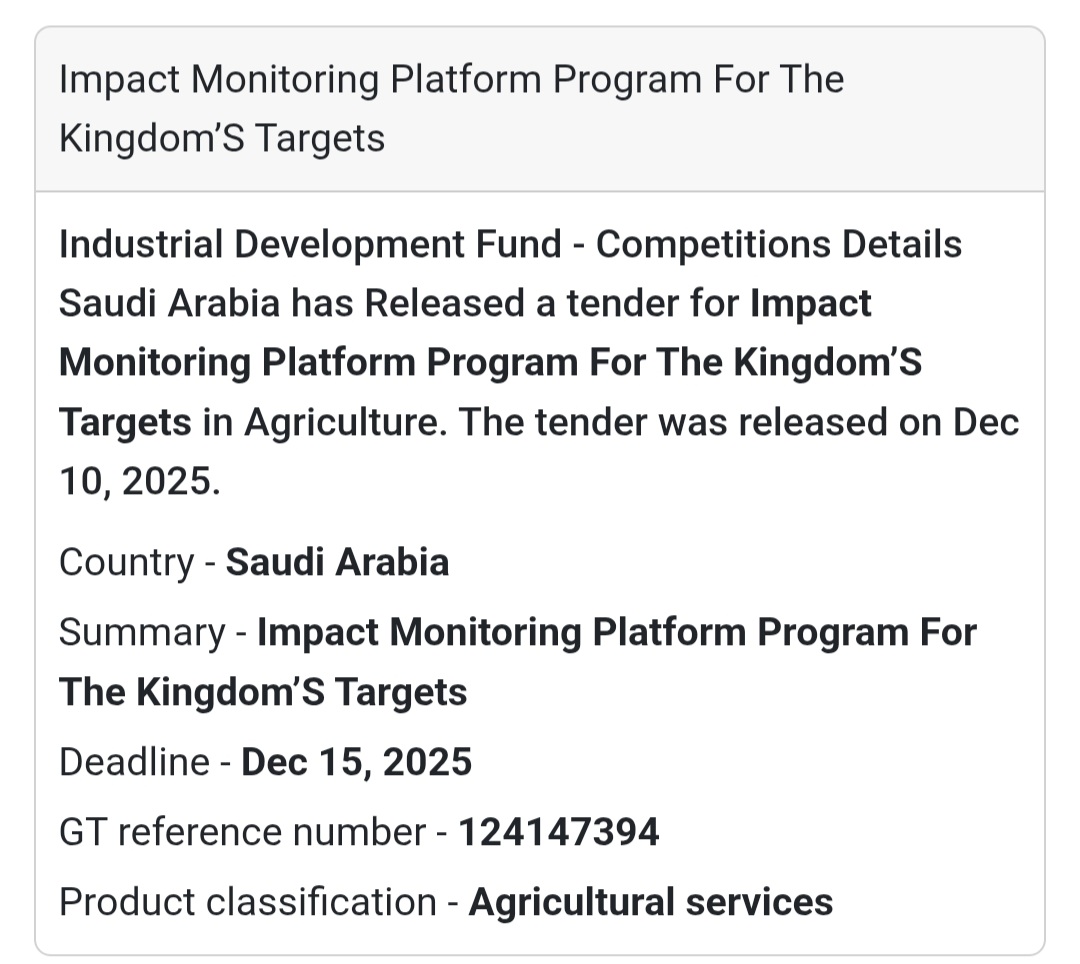 🌱 Impact Monitoring Platform Program