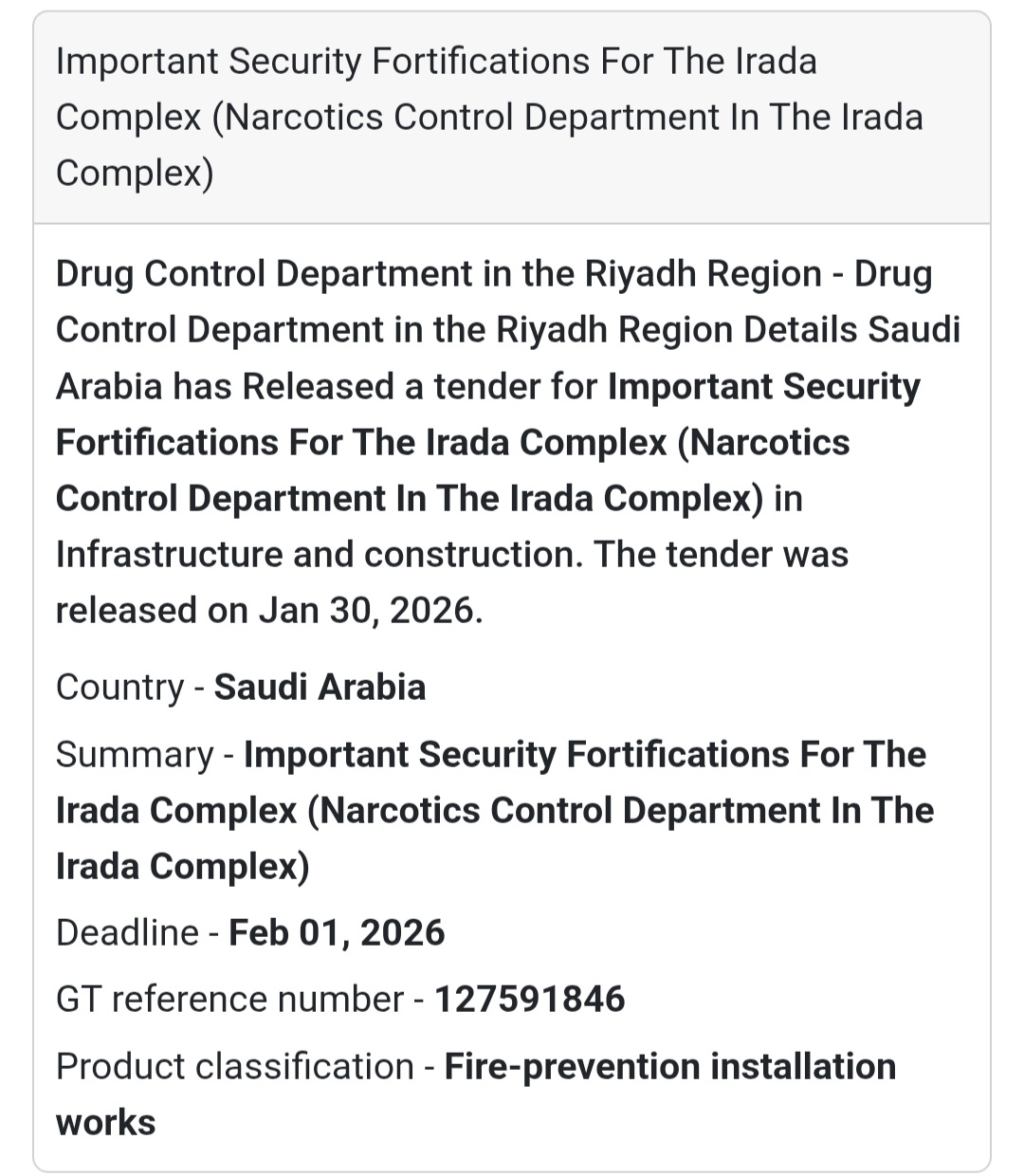 🔐 Important Security Fortifications – Irada Complex