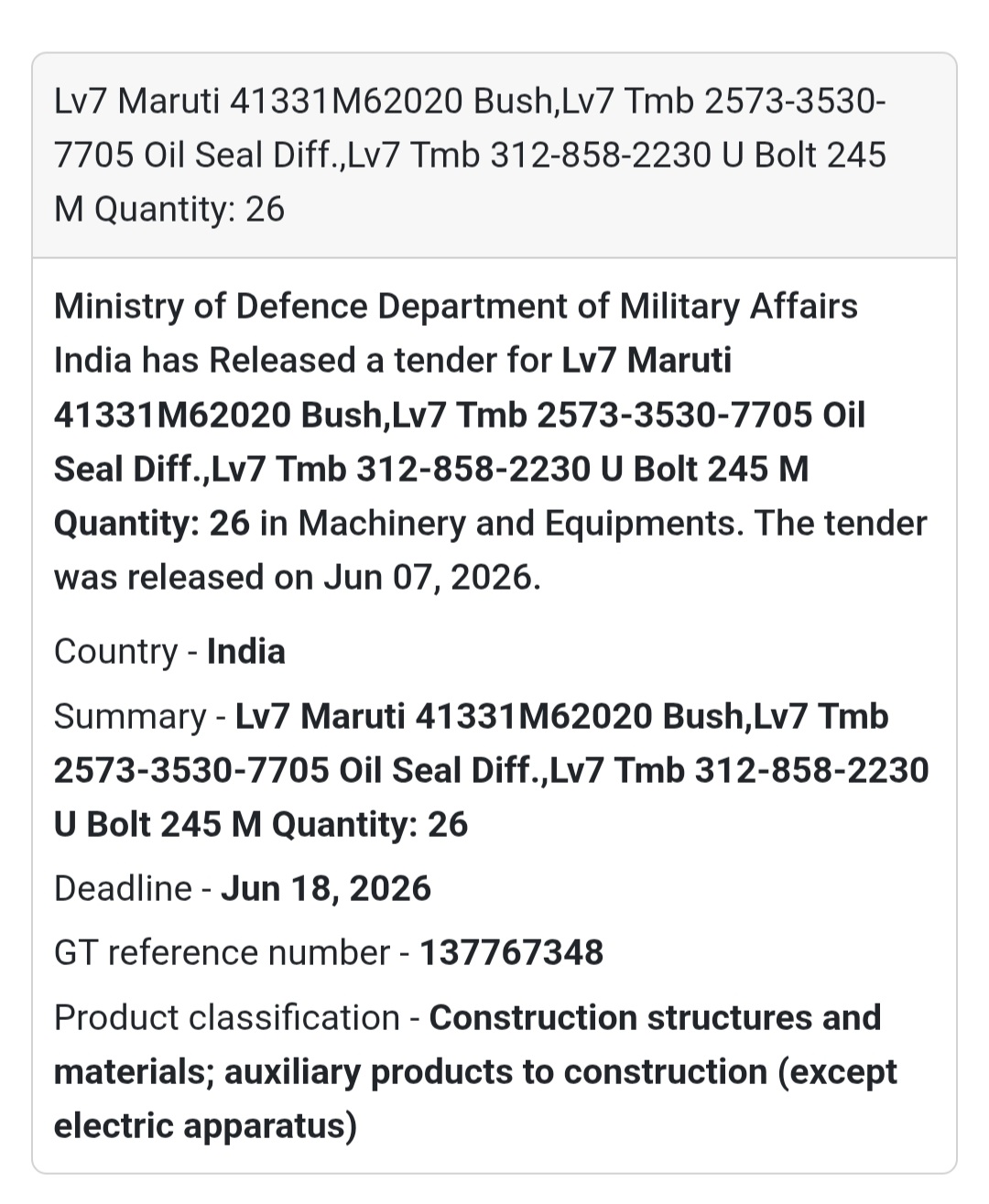 📍 India | Maruti Vehicle Spare Parts