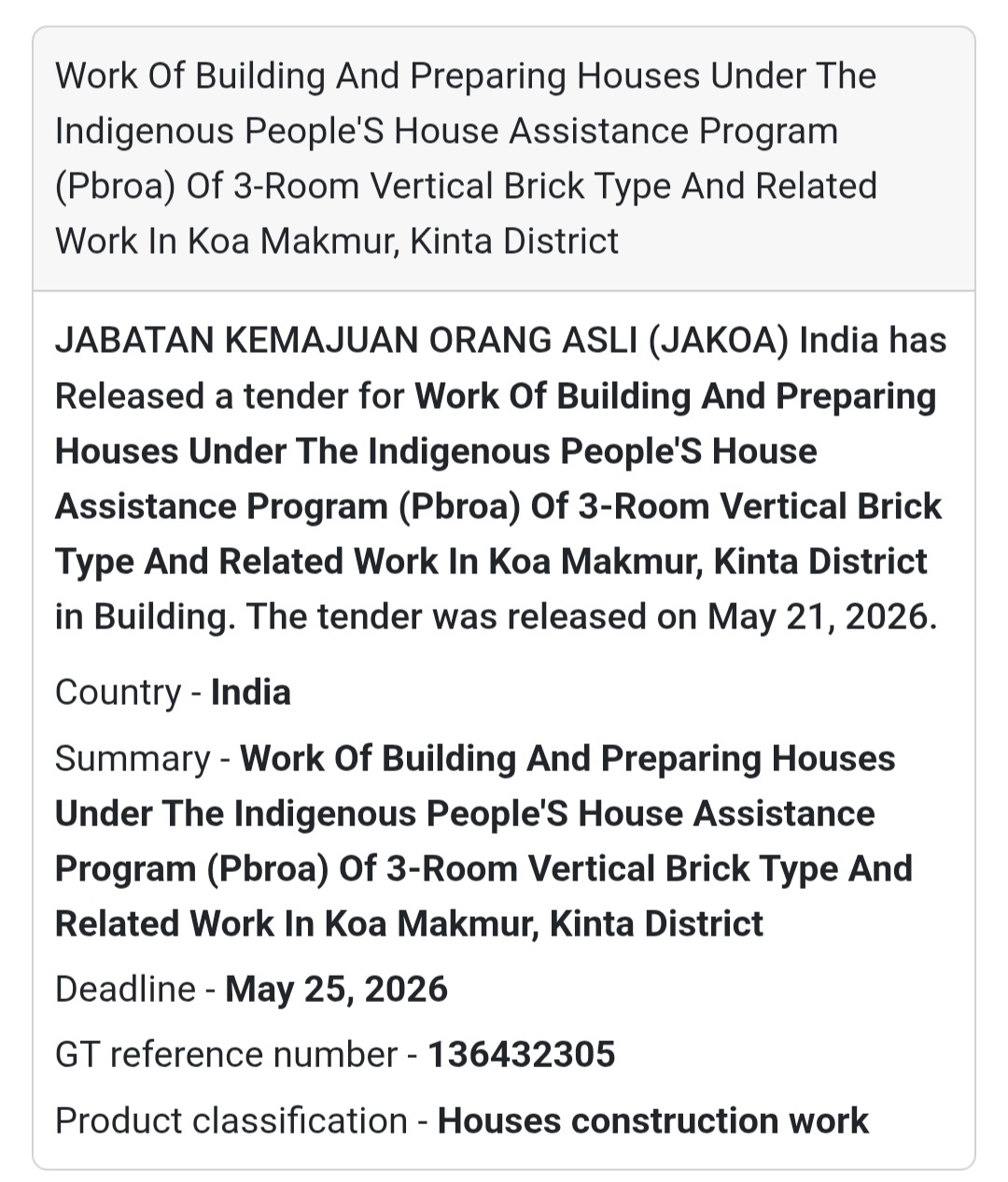 🏠 Indigenous Housing Construction