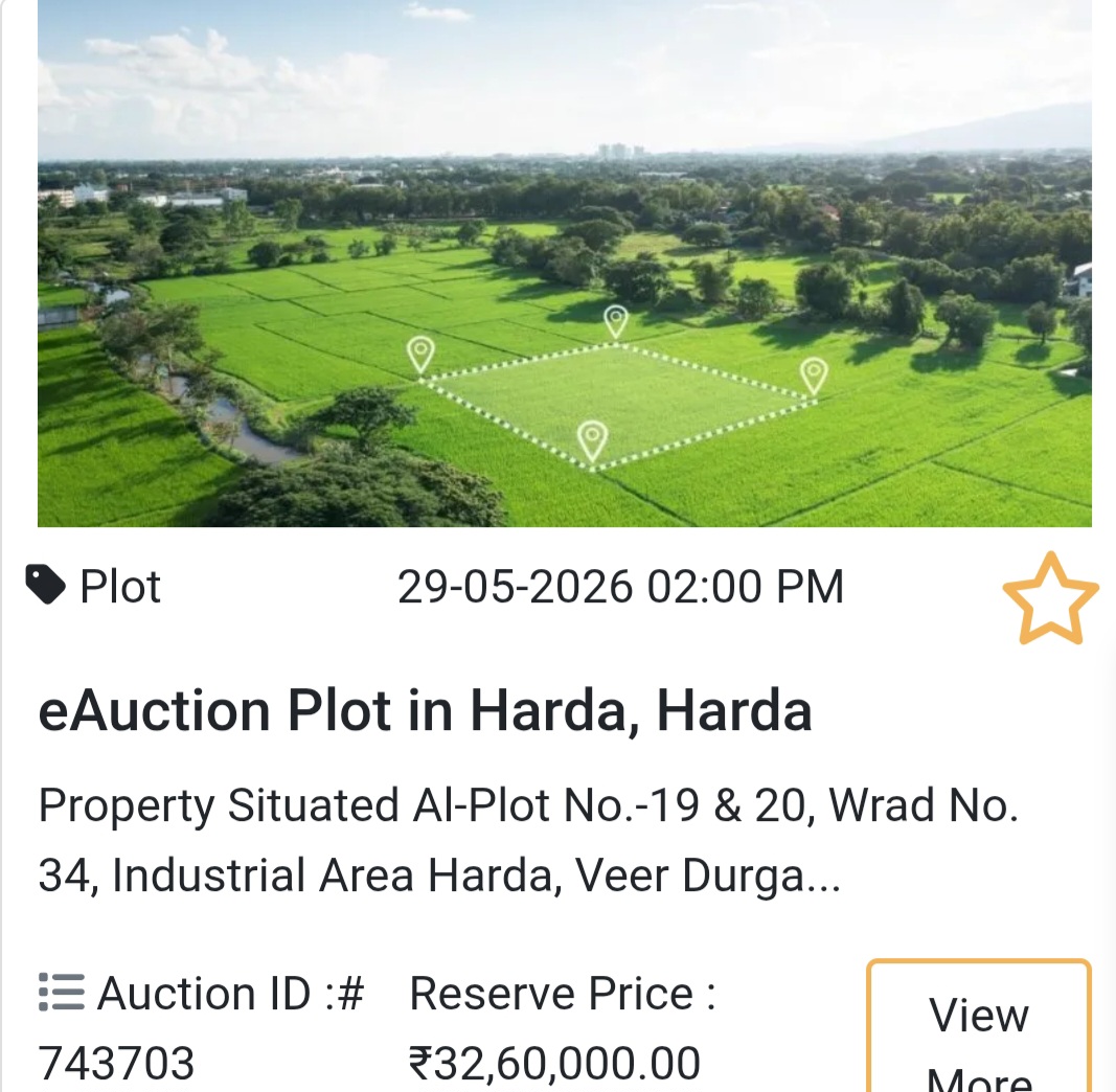 🏭 Industrial Area Plot in Harda