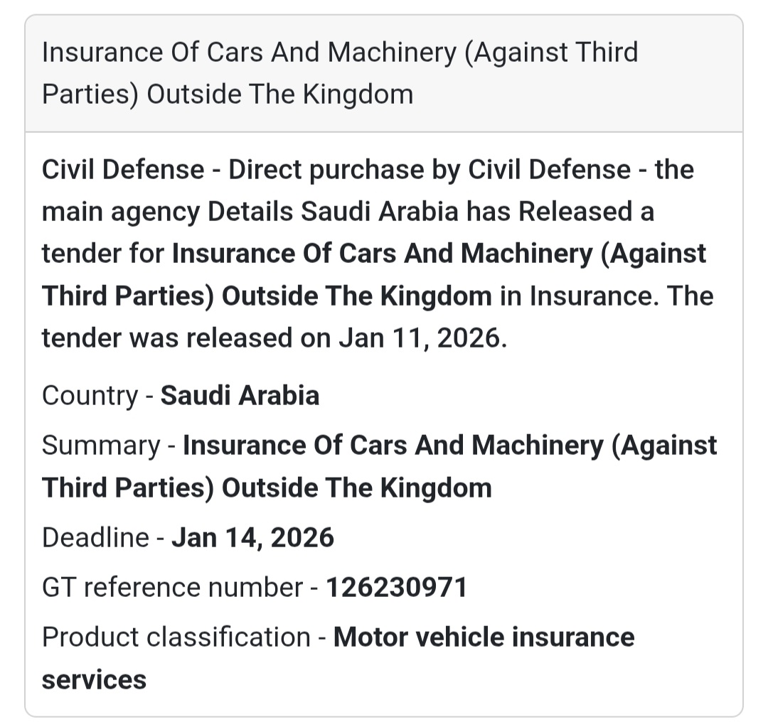 🚗 INSURANCE SERVICES – CIVIL DEFENSE