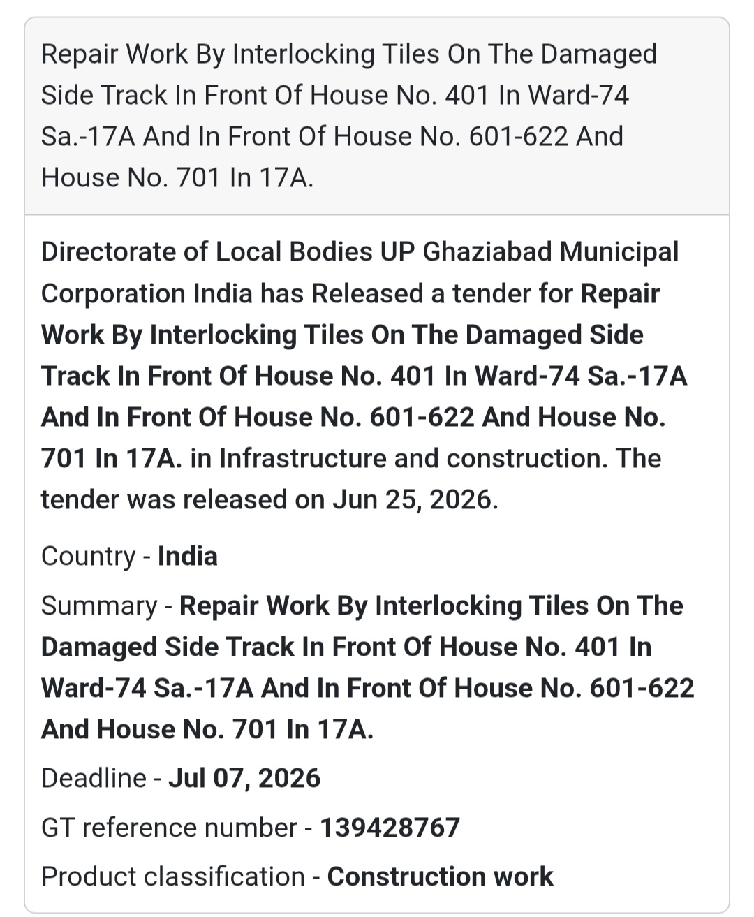 🧱 Interlocking Tile Repair Work | Ghaziabad, Uttar Pradesh