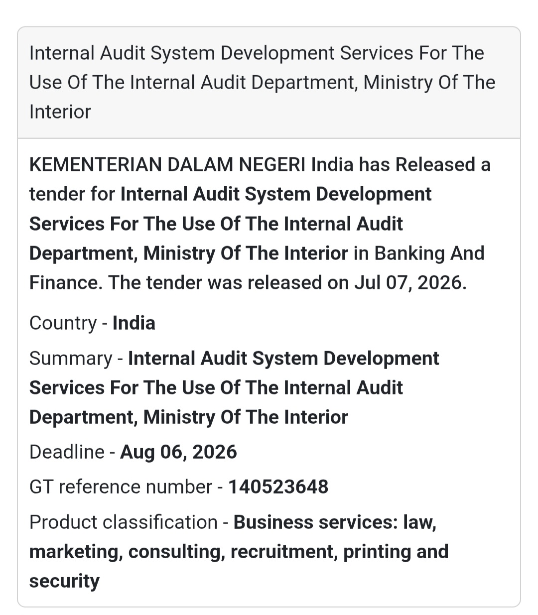 📊 Internal Audit System Development Services | Putrajaya, Malaysia
