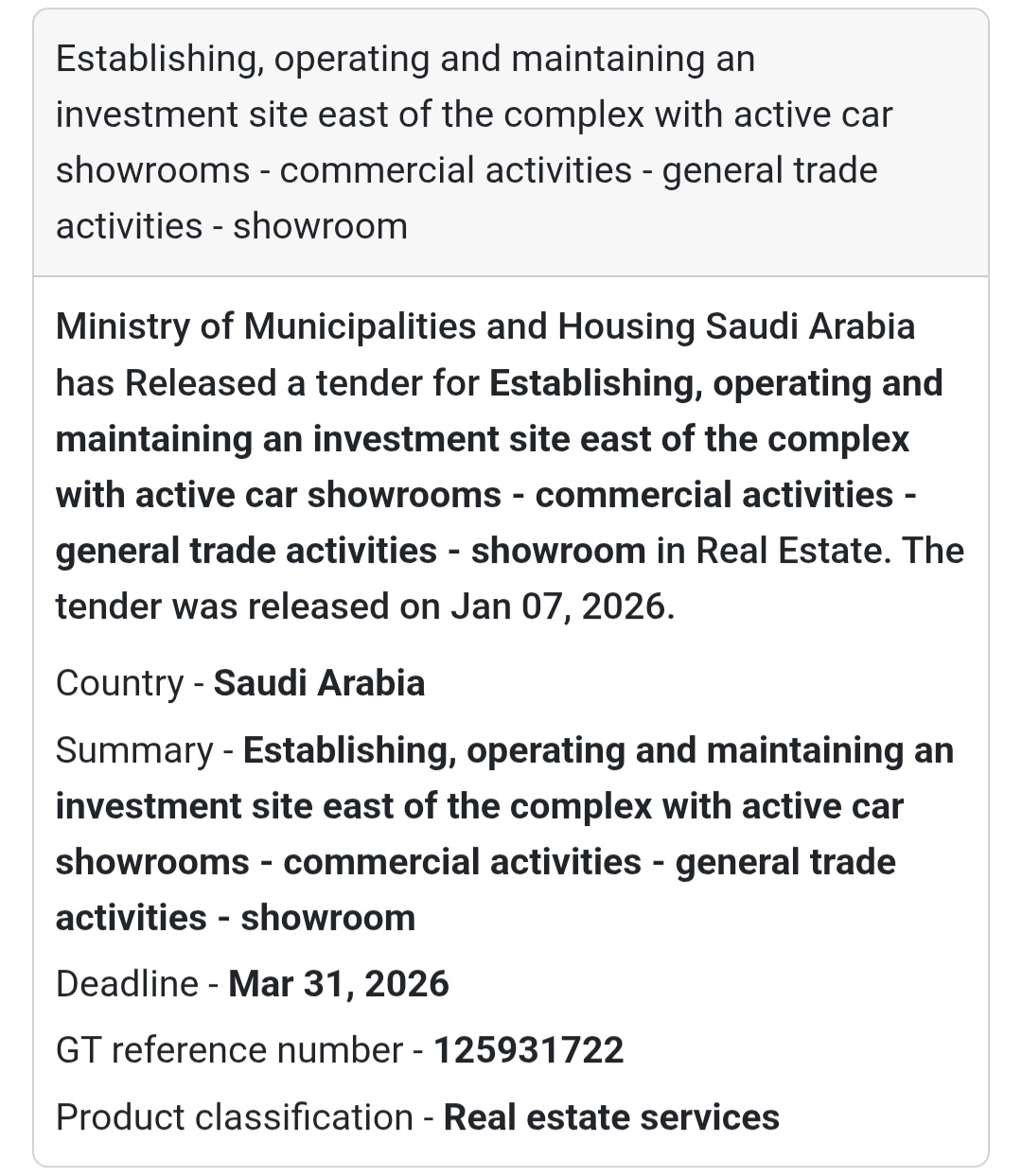 🚗 Investment Site with Car Showrooms