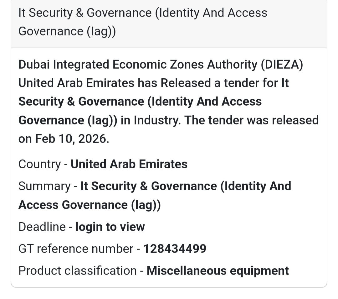 🔐 IT Security & Governance (Identity and Access Governance – IAG)